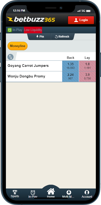 Betbuzz365 basketball betting platform with NBA and EuroLeague markets