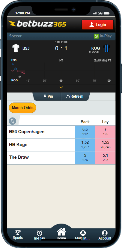 Betbuzz365 football betting platform with comprehensive markets and live odds