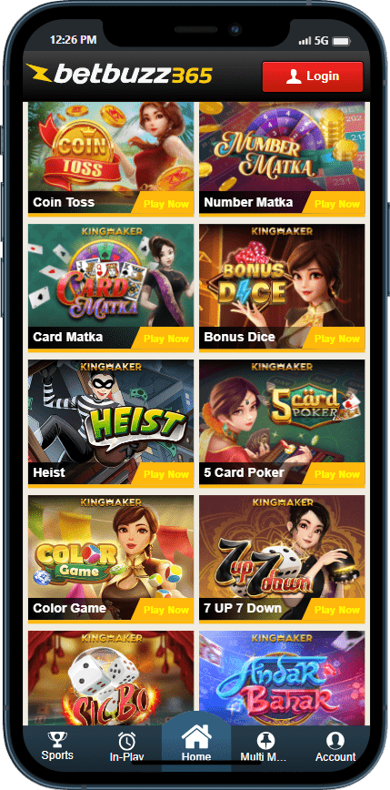 Betbuzz365 online casino with premium slots and live games